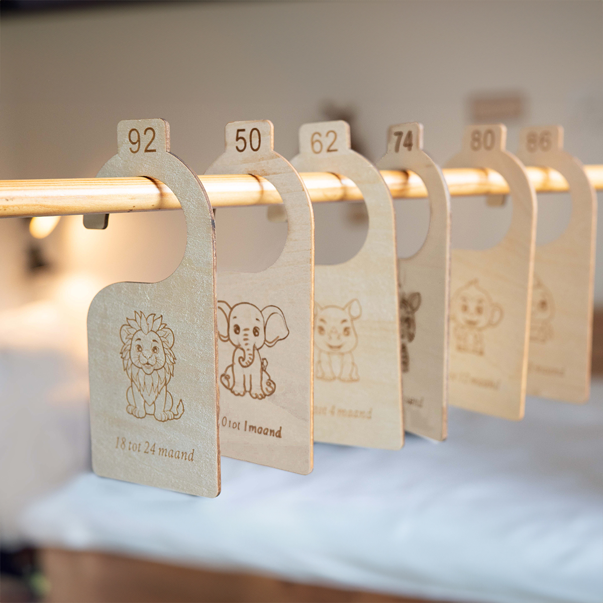 Kastverdelers Jungle Babykleding Maat 50-92 1 Kastverdelers Jungle Babykleding Maat 50-92