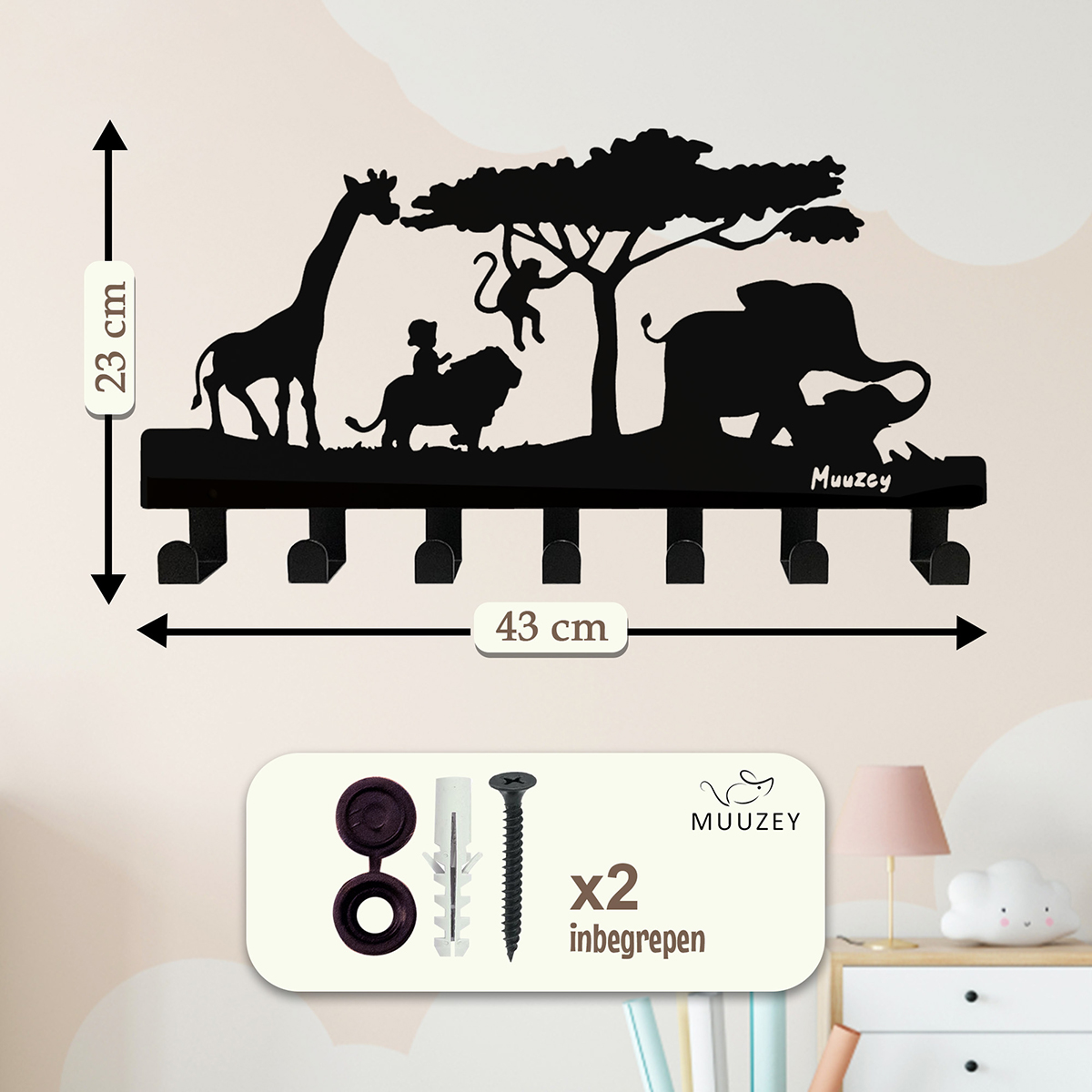 Kinderkapstok - Jungle 3 Kinderkapstok - Jungle - Afbeelding 3