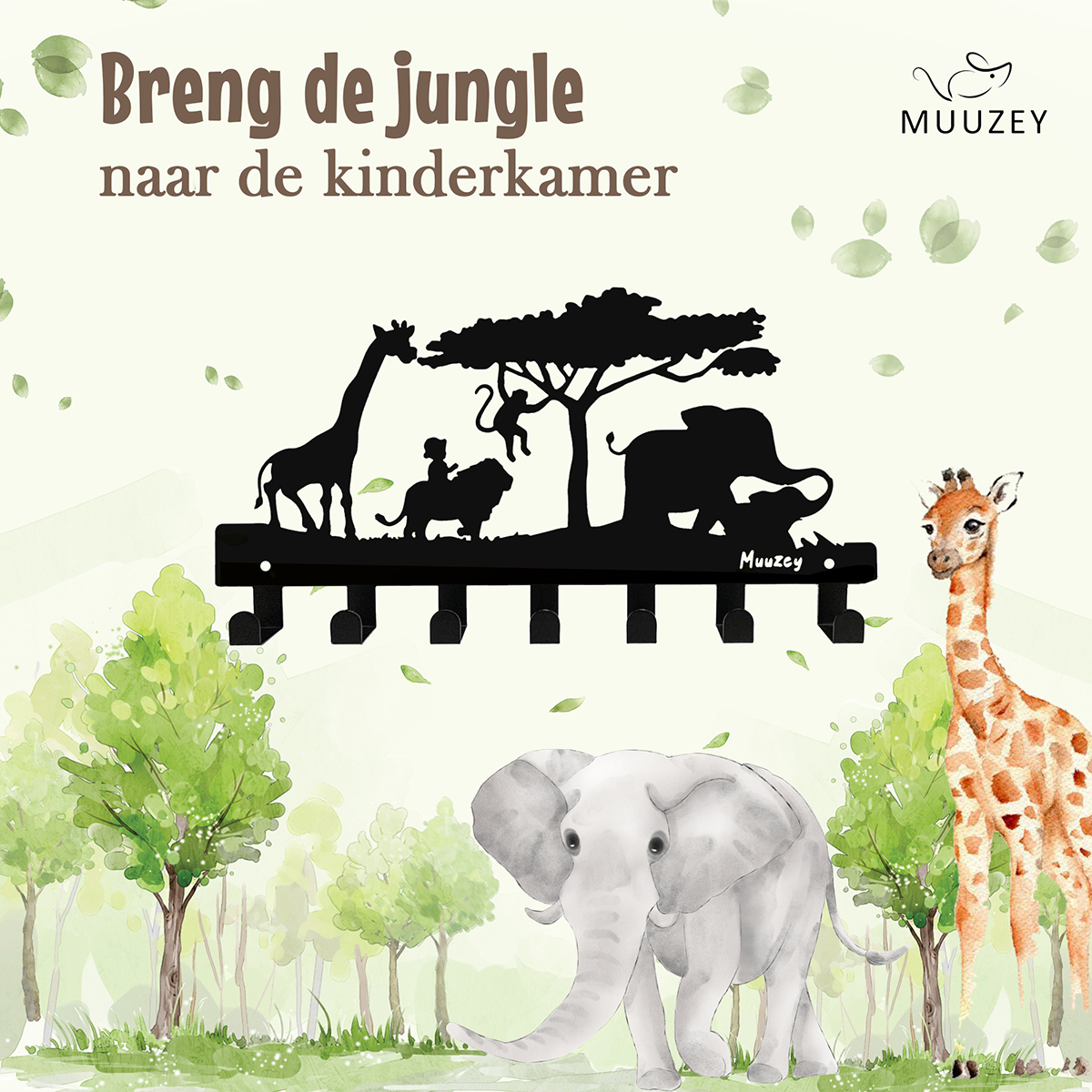 Kinderkapstok - Jungle 5 Kinderkapstok - Jungle - Afbeelding 5