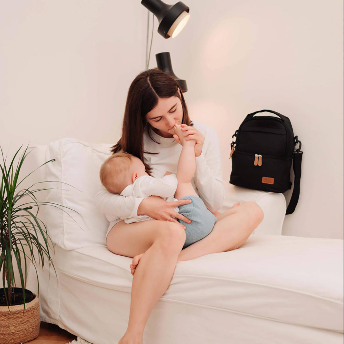 Kolftas zwart voor borstvoeding 2 Kolftas zwart voor borstvoeding - Afbeelding 2