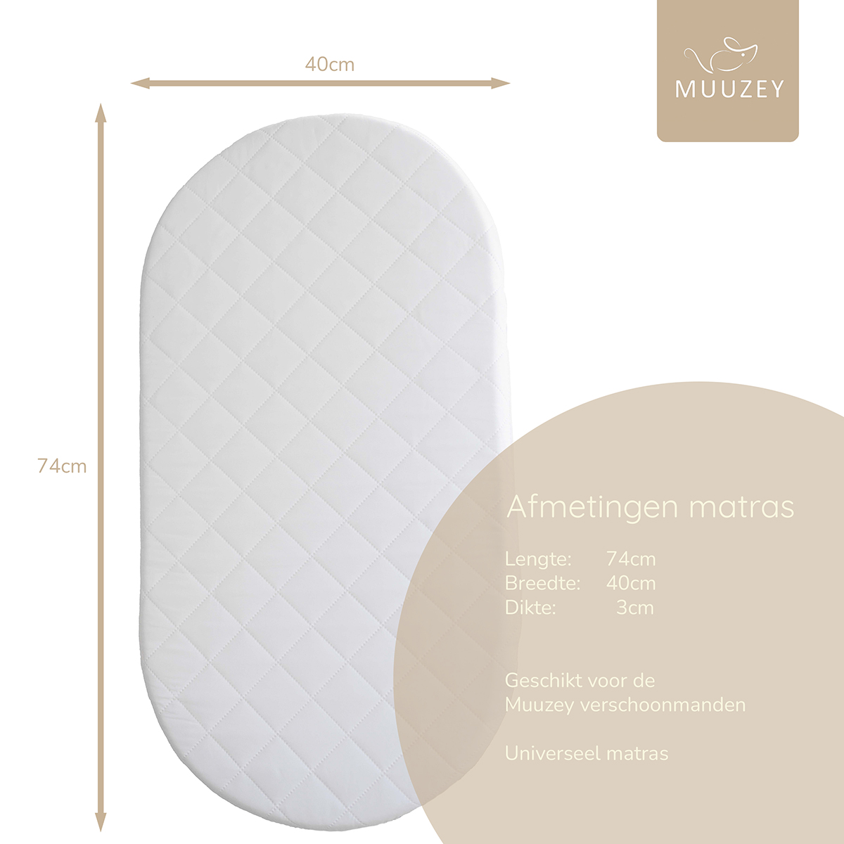 Baby matrasje 74x40x3cm Opvouwbaar 3 Baby matrasje 74x40x3cm Opvouwbaar - Afbeelding 3