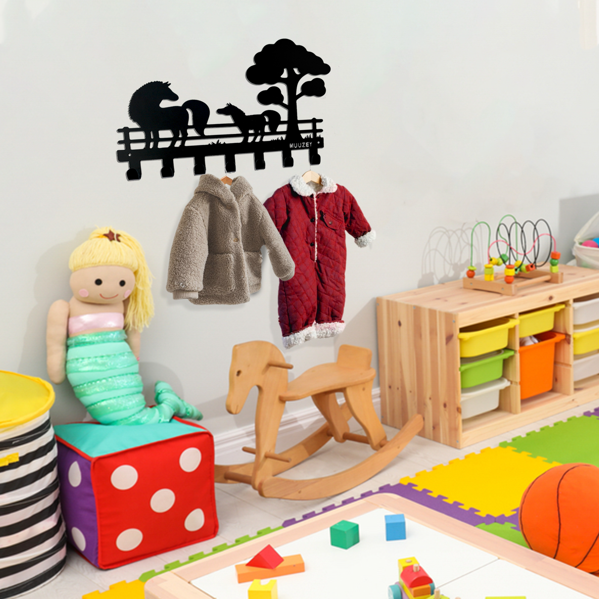 Kinderkapstok - Paarden 5 Kinderkapstok - Paarden - Afbeelding 5